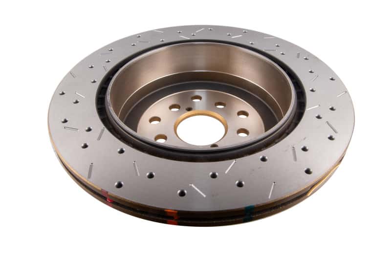 DBA — DBA 01-07 Subaru WRX/STI 10 Stud Hole Rear Drilled & Slotted 4000 Series Rotor
XS 4000 Series
Brake Rotor - view 2