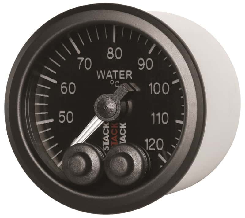 AutoMeter — Autometer Stack 52mm 40-120 Deg C 1/8in NPTF Male Pro-Control Water Temp Gauge - Black
Ga WTmp PC Blk 120C - view 3