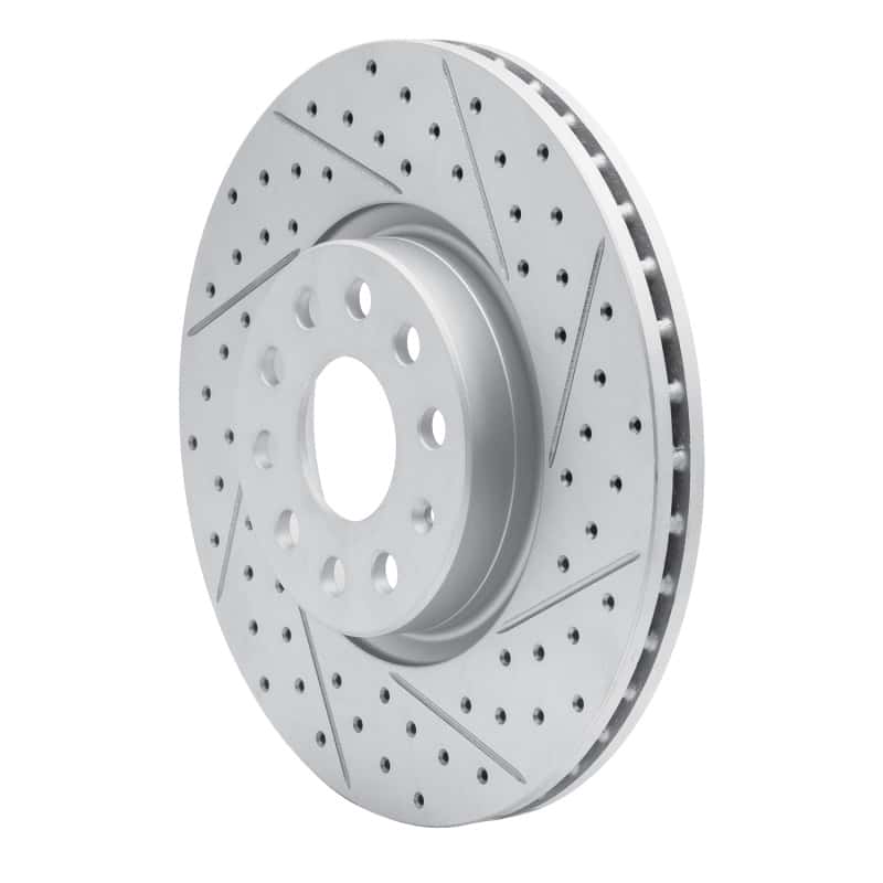 R1 Concepts — R1 05-25 Audi Tt Front Right Drilled & Slotted Geo-Carbon Rotor - view 2