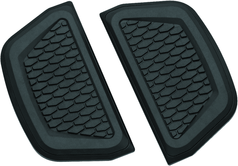 Kuryakyn — Kuryakyn Hex Passenger Board Inserts Black - view 1