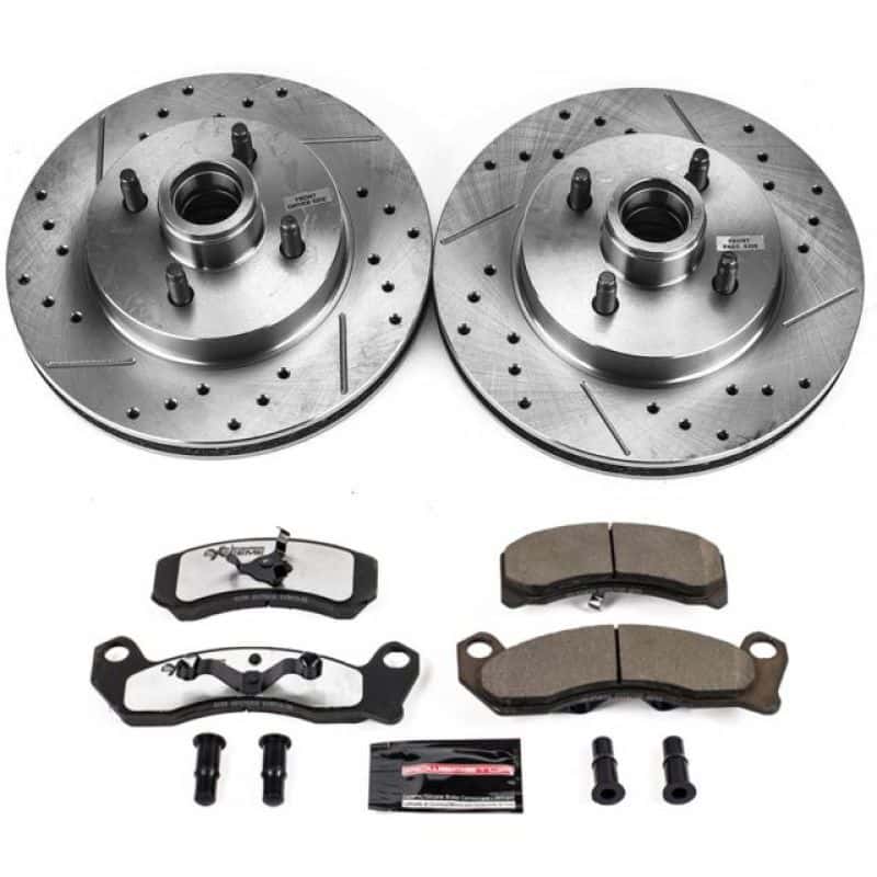PowerStop — Power Stop 87-93 Ford Mustang Front Z26 Street Warrior Brake Kit - view 1