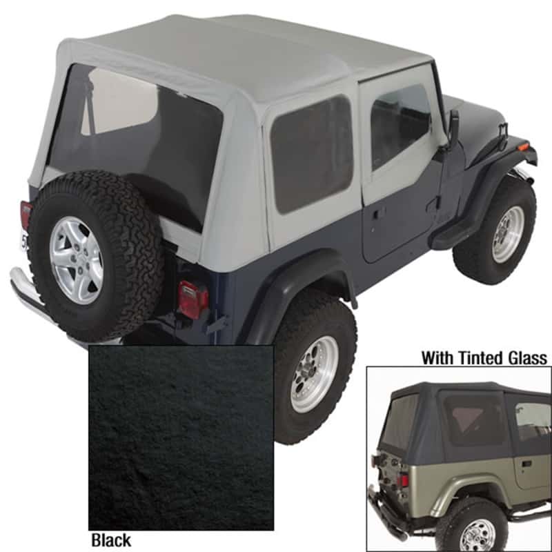 Rugged Ridge — Rugged Ridge S-Top Door Skins Black Tinted Windows 88-95 Jeep Wrangler YJ
OFFROAD_TOPS
Top-Soft - view 1