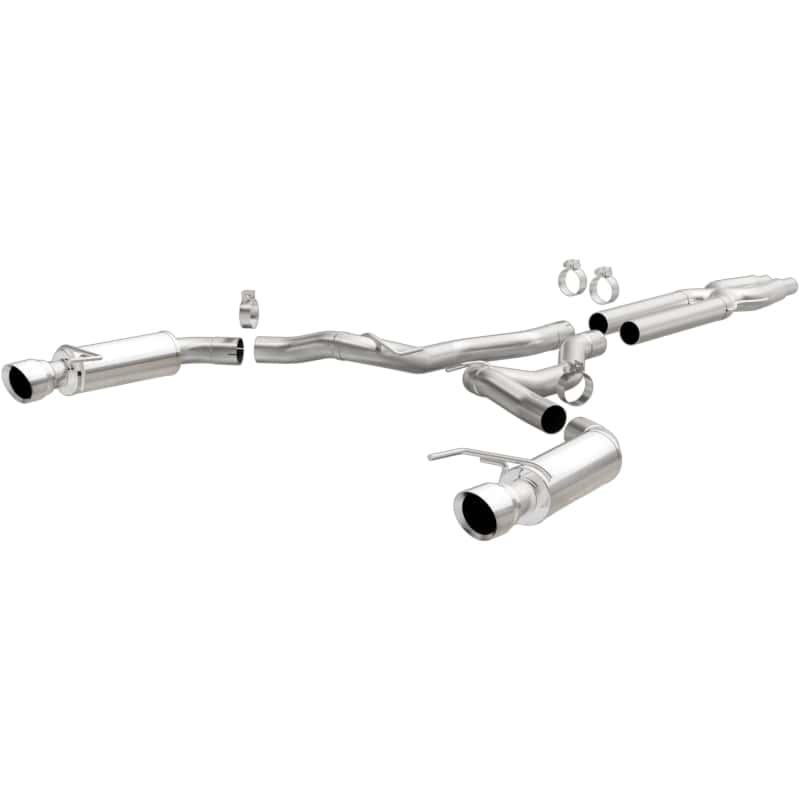 Magnaflow — MagnaFlow Cat Back, SS, 3in, Competition, Dual Split Polished 4.5in Tips 2015 Ford Mustang GT V8 5.0
Cat-Back - view 32