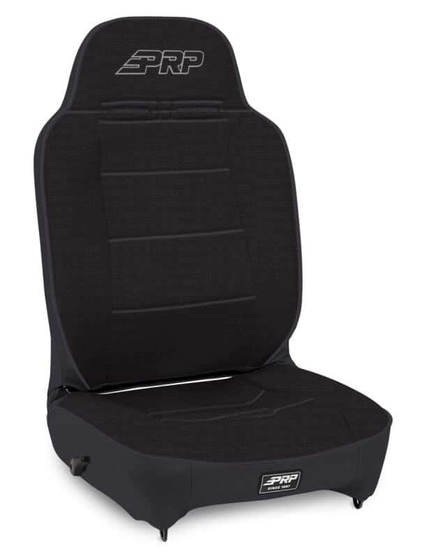 PRP Seats — PRP Enduro High Back Reclining Suspension Seat (Passenger Side) - All Black - view 2