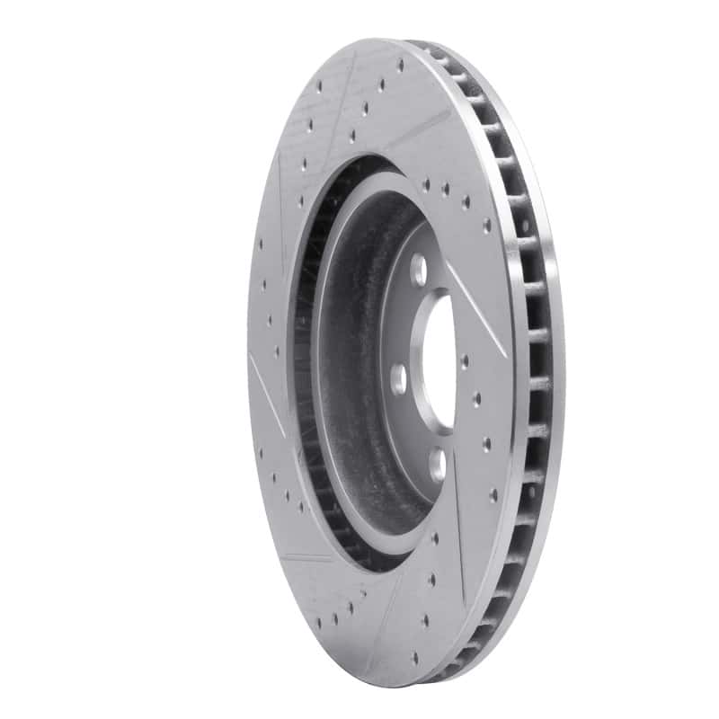 R1 Concepts — R1 05-23 Chrysler 300 Front Right Drilled & Slotted Silver Brake Rotor
R1 Brake Rotor Drill - view 4