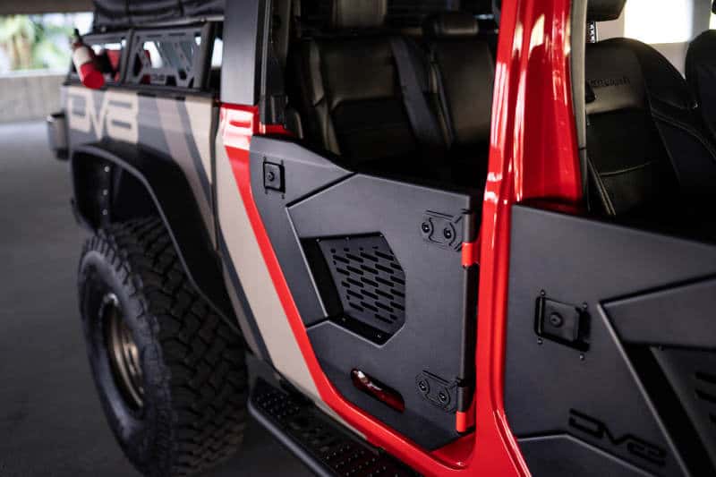 DV8 Offroad — DV8 Offroad 18-22 Jeep Wrangler JL/JT Spec Series Half Doors - Rear Set - view 8
