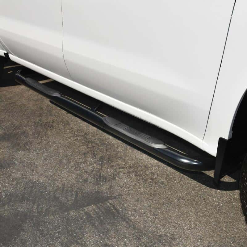 Westin — Westin 2019 Chevrolet Silverado/Sierra 1500 Crew Cab E-Series 3 Nerf Step Bars - Black
Nerf/Step Bar - view 6