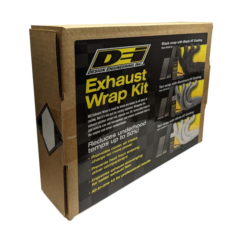 DEI — DEI Exhaust Wrap Kit - Tan Wrap & Aluminum HT Silicone Coating (Aerosol)
Exhaust Wrap Kit - view 3