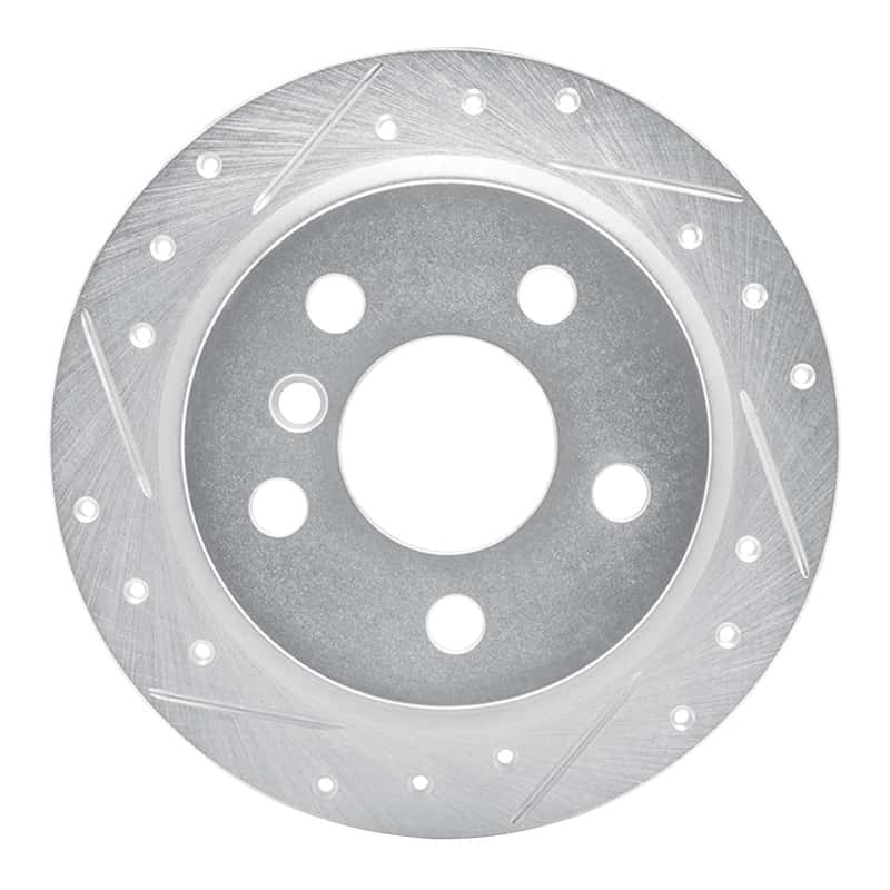 R1 Concepts — R1 14-24 Mini Cooper (Excl Clubman) Rear Left Drilled & Slotted Silver Brake Rotor
R1 Brake Rotor Drill - view 1