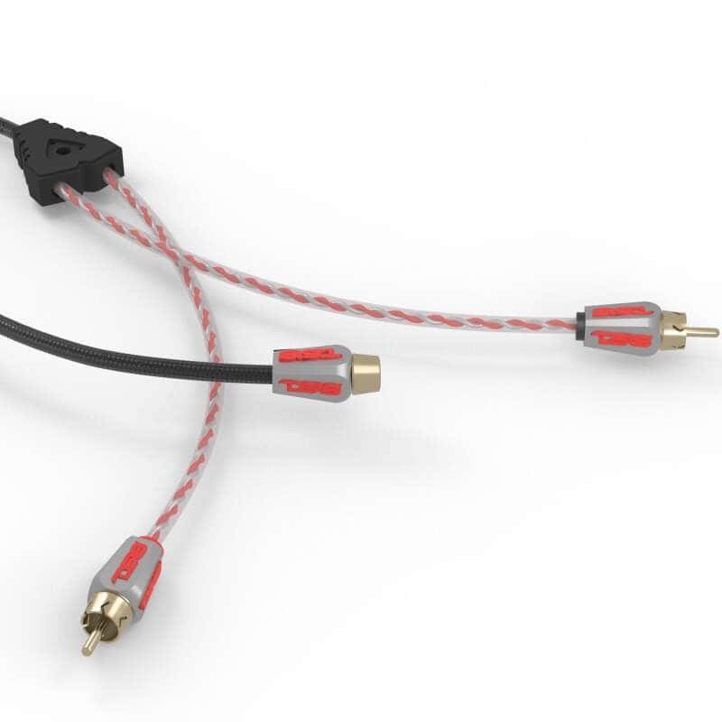 DS18 — DS18 Level 3 RCA Wire Y Connector 1 Female to 2 Male Red - view 1