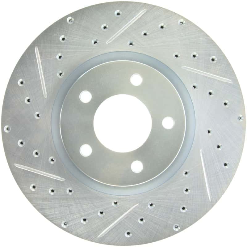Stoptech — StopTech 07-13 Mazdaspeed3 Sport Slotted & Drilled Front Right Rotor
Drill/Slotted Rotor - view 1