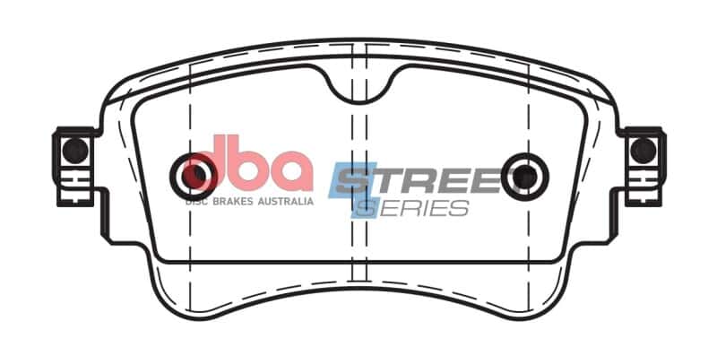 DBA — DBA 17-20 Audi A4 Street Series Rear Brake Pads
Brake Pad - view 1