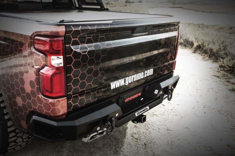 Go Rhino — Go Rhino 19-20 Chevrolet Silverado 1500 BR20 Rear Bumper Replacement
BR Bumper BR20.5 - view 3