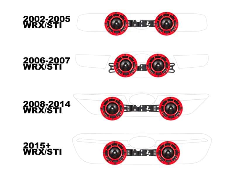 GrimmSpeed — GrimmSpeed 02+ WRX/STi BroTie Hella Horn Mounting Bracket - view 5
