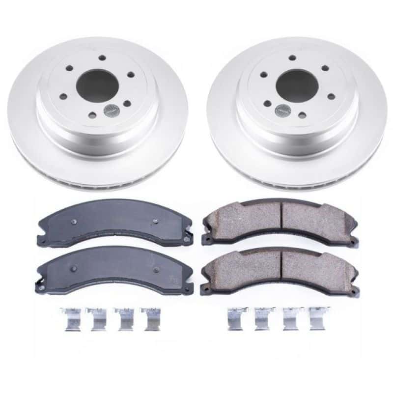 PowerStop — Power Stop 16-18 Nissan Titan XD Rear Z17 Evolution Geomet Coated Brake Kit - view 1