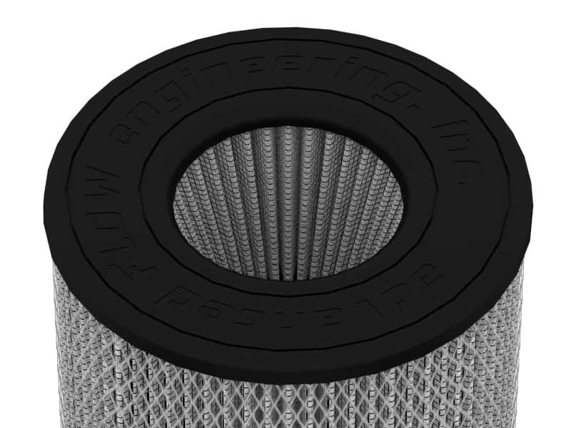 aFe — aFe MagnumFLOW Air Filter Pro DRY S 6in Flange x 8 1/8in Base/Top (INV) x 9in H
Replacement Filter - view 4