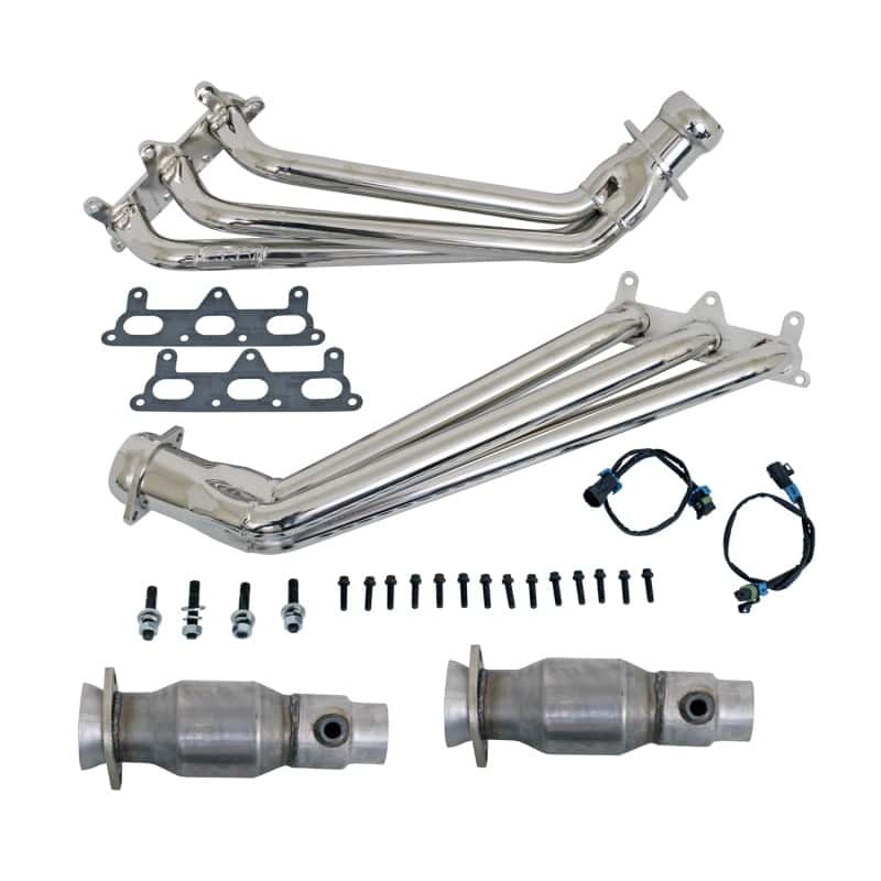 BBK — BBK 10-11 Camaro V6 Long Tube Exhaust Headers With Converters - 1-5/8 Chrome
Exhaust Headers - view 1