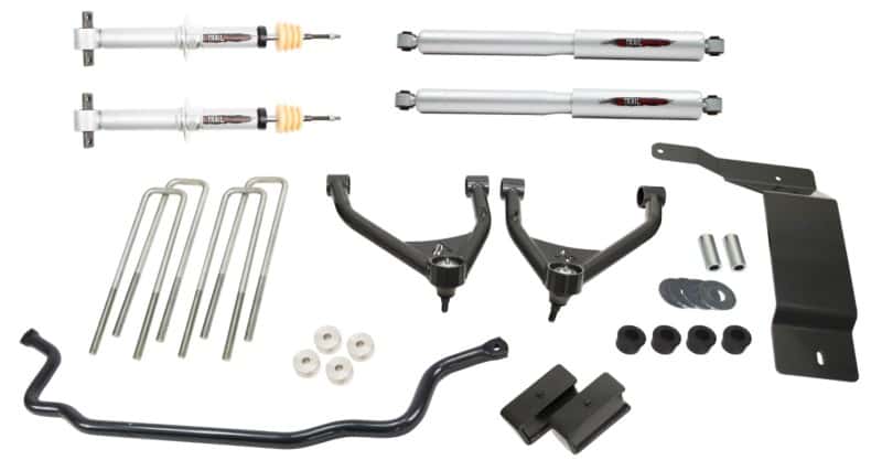 Belltech — Belltech 07-13 Silverado / Sierra 1500 4WD Ext & Crew Cab 4in Trail Perf Lift Kit w/ Front Sway Bar
LIFT KIT - view 3