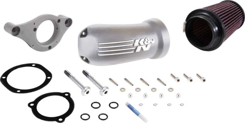 K&N Engineering — K&N 17-18 Harley-Davidson Touring Models Performance Air Intake System Silver
Performance Air Inta
Air Intake System - view 4