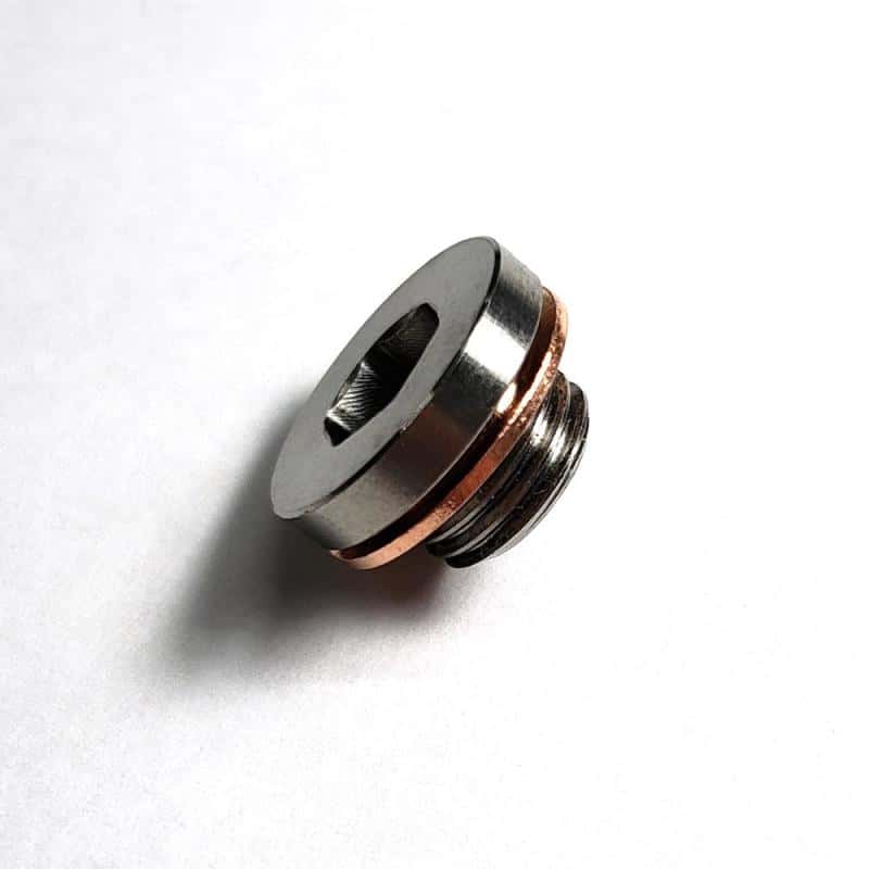 Stainless Bros — Stainless Bros M12x1.25 O2 Motorcycle Sensor Bung Plug w/ Copper Washer - view 1