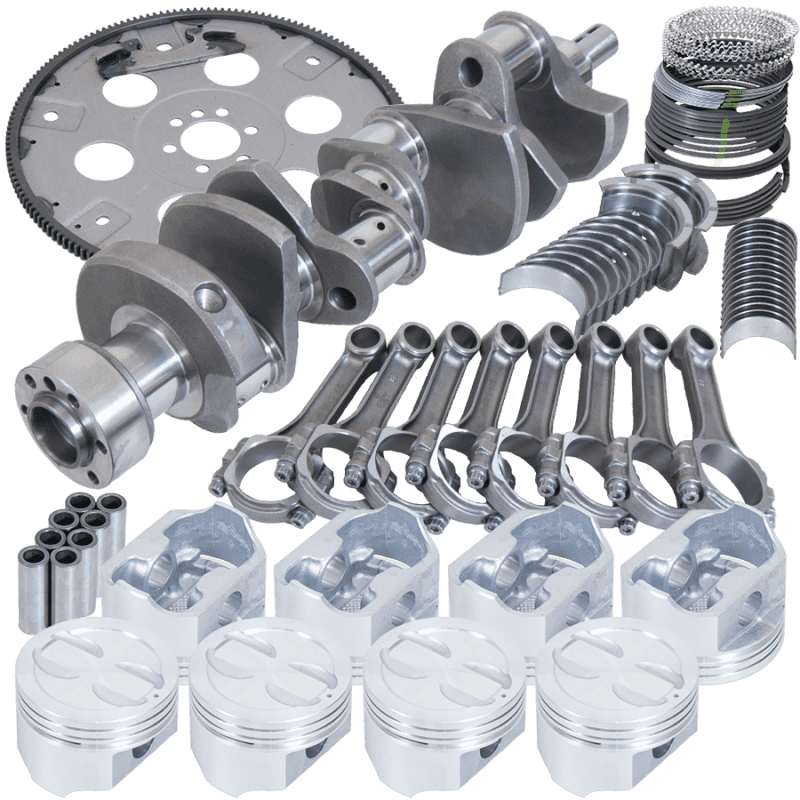 Eagle — Eagle Chevy 350 1Pc 3.480in Crank 5.700in I-Beam Rods 4.000in Pistons 168 Tooth FP Balanced Assembly
Bal Str & Strip Assy - view 1