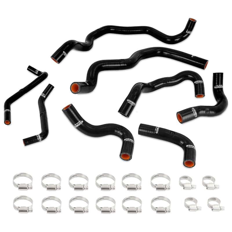 Mishimoto — Mishimoto 2016+ Infiniti Q50/Q60 3.0T Ancillary Coolant Hose Kit - Black
Silicone Hose Kit - view 1
