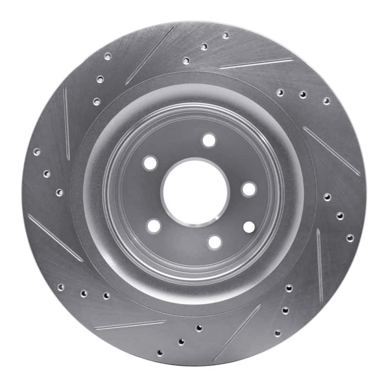 R1 Concepts — R1 09-20 Nissan 370Z Rear Right Drilled & Slotted Silver Brake Rotor
R1 Brake Rotor Drill - view 5