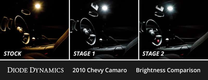Diode Dynamics — Diode Dynamics 10-15 Chevrolet Camaro Interior LED Kit Cool White Stage 1 - view 3