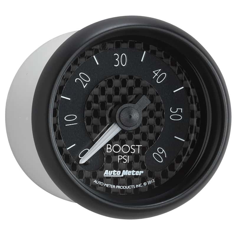 AutoMeter — Autometer GT Series 52mm Mechanical 0-60 psi Boost Gauge
2-1/16" BOOST, 0-60 - view 10