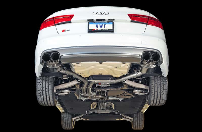AWE Tuning — AWE Tuning Audi C7 / C7.5 S6 4.0T Touring Edition Exhaust - Diamond Black Tips
Touring Exhaust - view 4