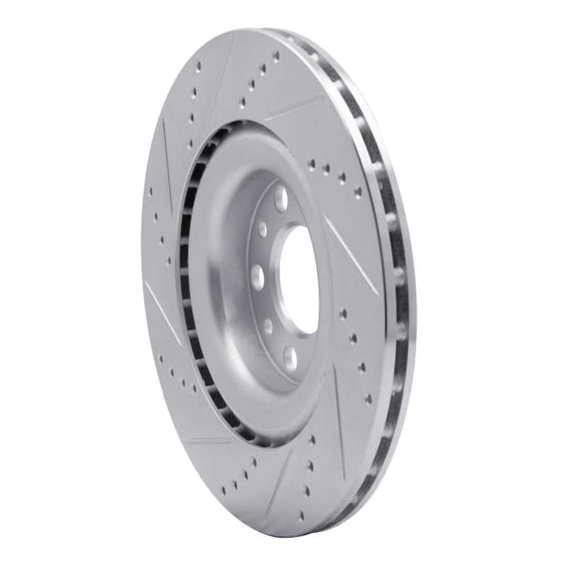 R1 Concepts — R1 2017-2025 Alfa Romeo Stelvio Rear Right Drilled & Slotted Silver Brake Rotor
R1 Brake Rotor Drill - view 4