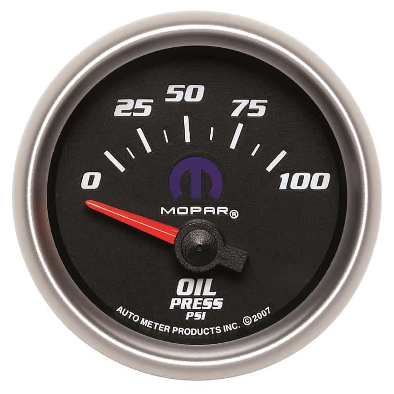 AutoMeter — Autometer Mopar 52.4mm SSE 0-100 PSI Oil Pressure Gauge
MOPAR #77060045, 2-1 - view 2