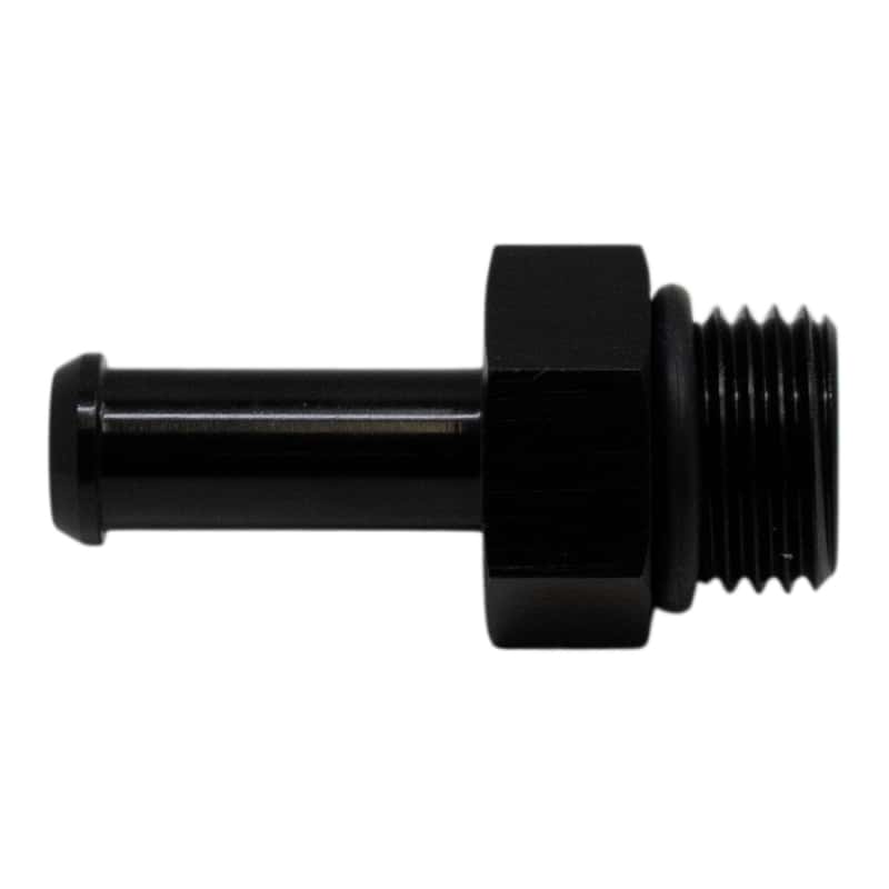 DeatschWerks — DeatschWerks 6AN ORB Male to 5/16in Male Barb Fitting (Incl O-Ring) - Anodized Matte Black
Lines & Fittings - view 1