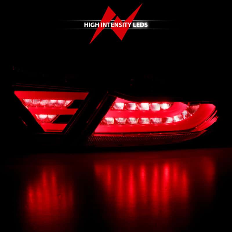 ANZO — ANZO 2015-2016 Toyota Camry LED Taillights Smoke - view 12