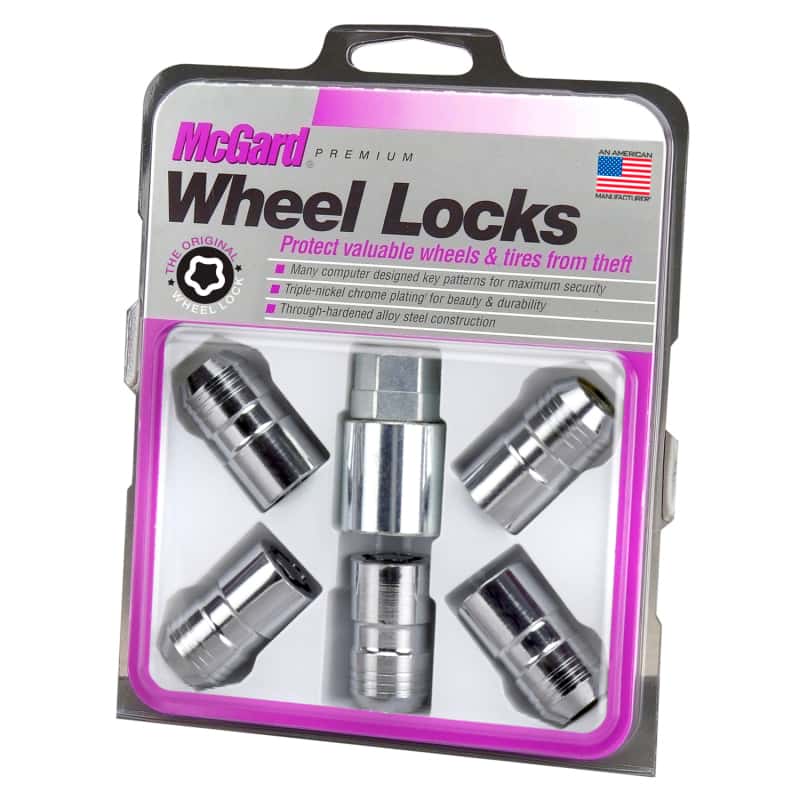 McGard — McGard Wheel Lock Nut Set - 5pk. (Cone Seat) M14X1.5 / 22mm Hex / 1.639in OAL - Chrome - view 3