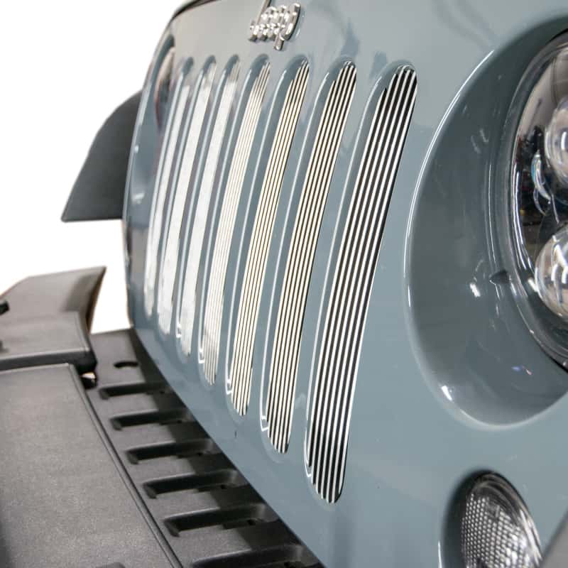 DV8 Offroad — DV8 Offroad 2007-2018 Jeep JK Polished Grille Inserts - view 10