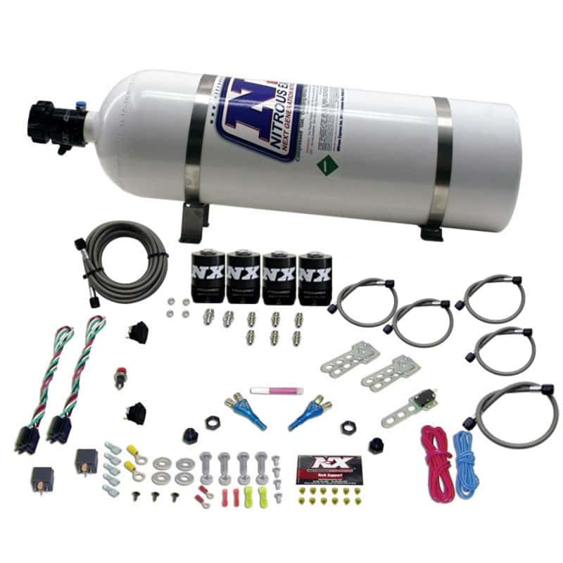 Nitrous Express — Nitrous Express Dodge EFI Dual Stage Nitrous Kit (50-150HP x 2) w/15lb Bottle
Injection System Kit
N2OSys - view 1