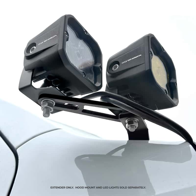 Go Rhino — Go Rhino Universal XE Hood Hinge Cube Light Mount
Dogbone Bracket - view 2
