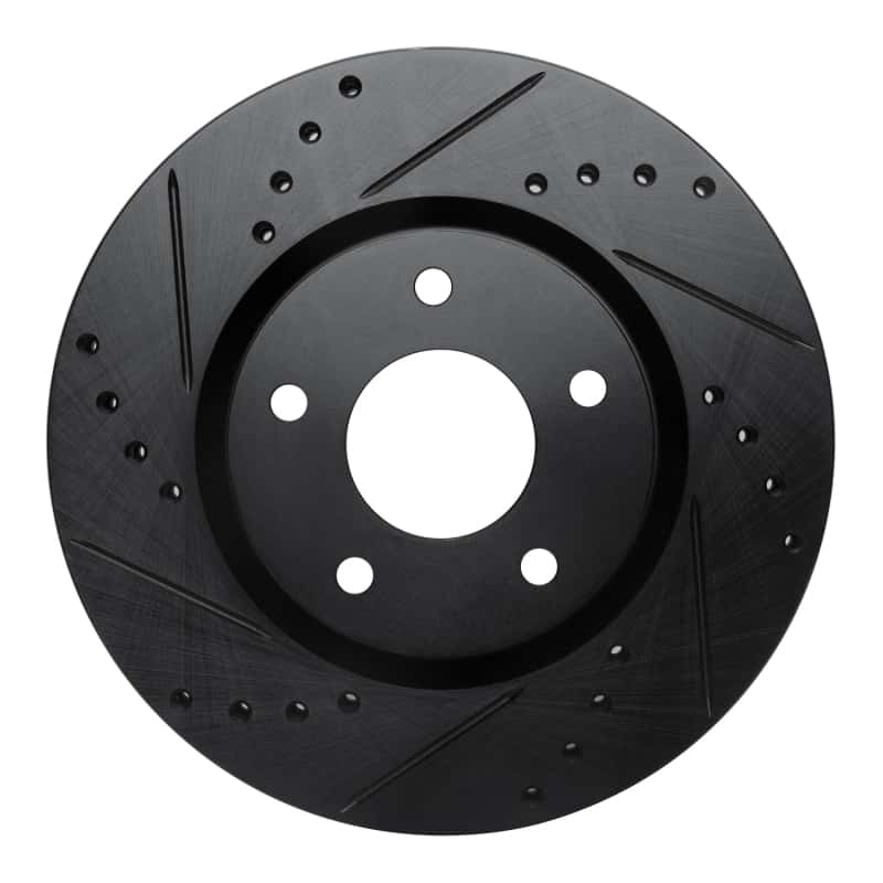R1 Concepts — R1 13-25 Nissan Altima Front Left Drilled & Slotted Black Brake Rotor
R1 Brake Rotor Drill - view 1