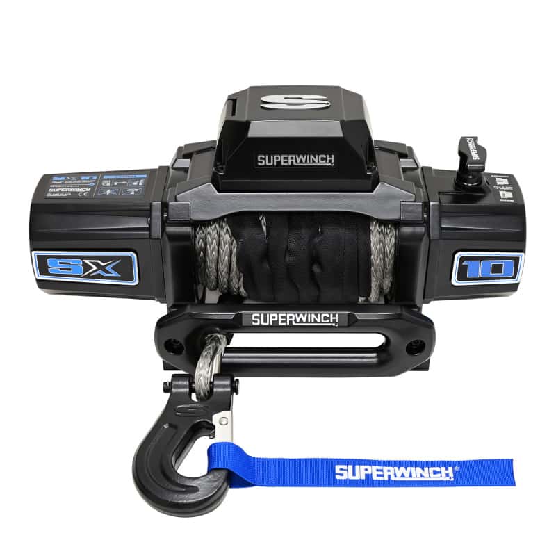 Superwinch — Superwinch 10000 LBS 12V DC 3/8in x 80ft Synthetic Rope SX10SR Winch - Semi Gloss Black
Winch - view 9