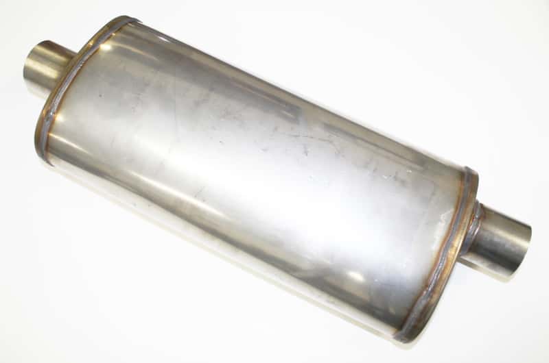 JBA — JBA Universal Straight-Through Style 304SS Muffler 18x8x5 2.5in Inlet Diameter Offset/Center
Muffler - view 1