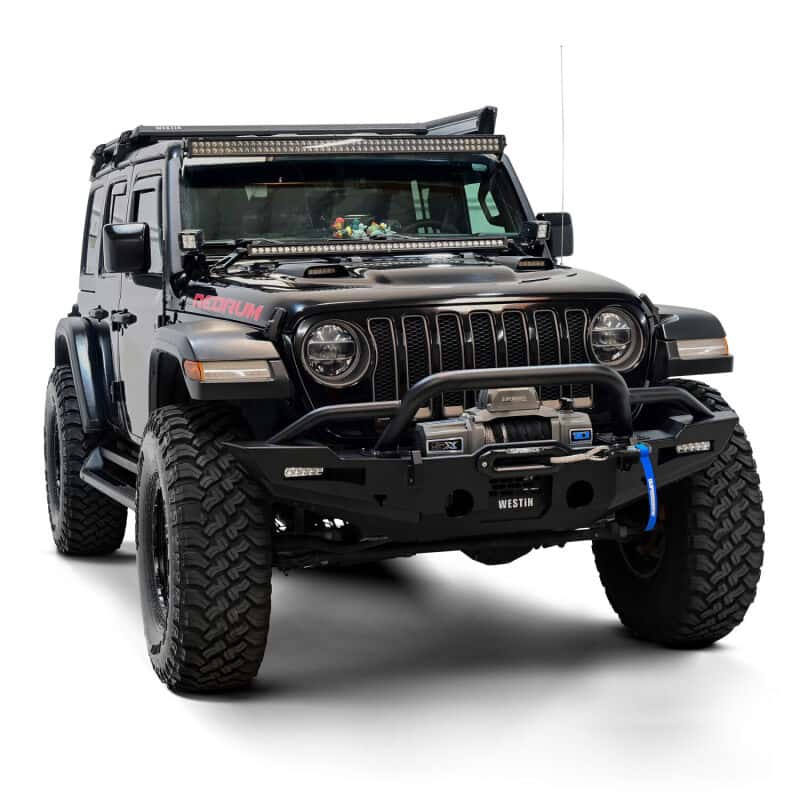 Westin — Westin 20-25 Jeep Gladiator / 18-25 Wrangler JL XTS Front Bumper - Tex. Blk
Front Bumper - view 6