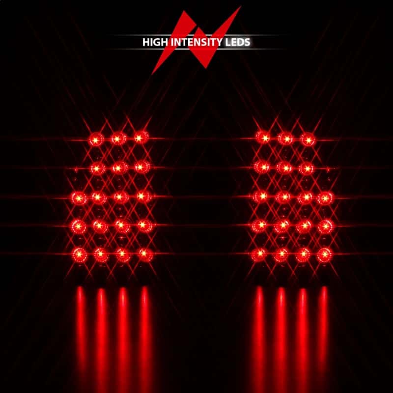 ANZO — ANZO 2003-2006 Chevrolet Silverado 1500 LED Taillights Red/Clear
TailLightSet - view 6