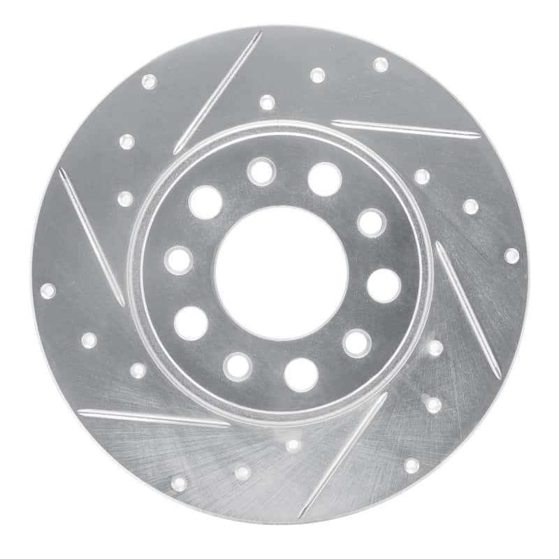 R1 Concepts — R1 15-25 Alfa Romeo Tonale Rear Left Drilled & Slotted Silver Brake Rotor
R1 Brake Rotor Drill - view 1