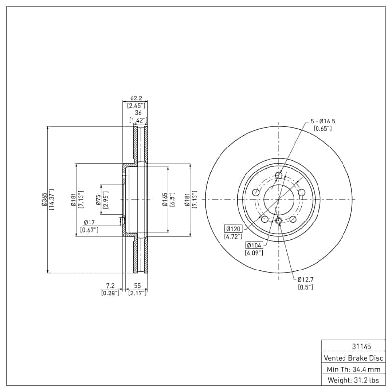 DFC — DFC 08-19 BMW X6 Front GeoSPEC Coated Rotor
DFC Brake Rotor - view 6