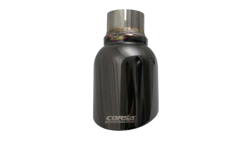 CORSA Performance — Corsa 2011-2024 Single Universal 2.5in Inlet / 4.5in Outlet Black PVD Pro-Series Tip Kit
Exhaust - view 8