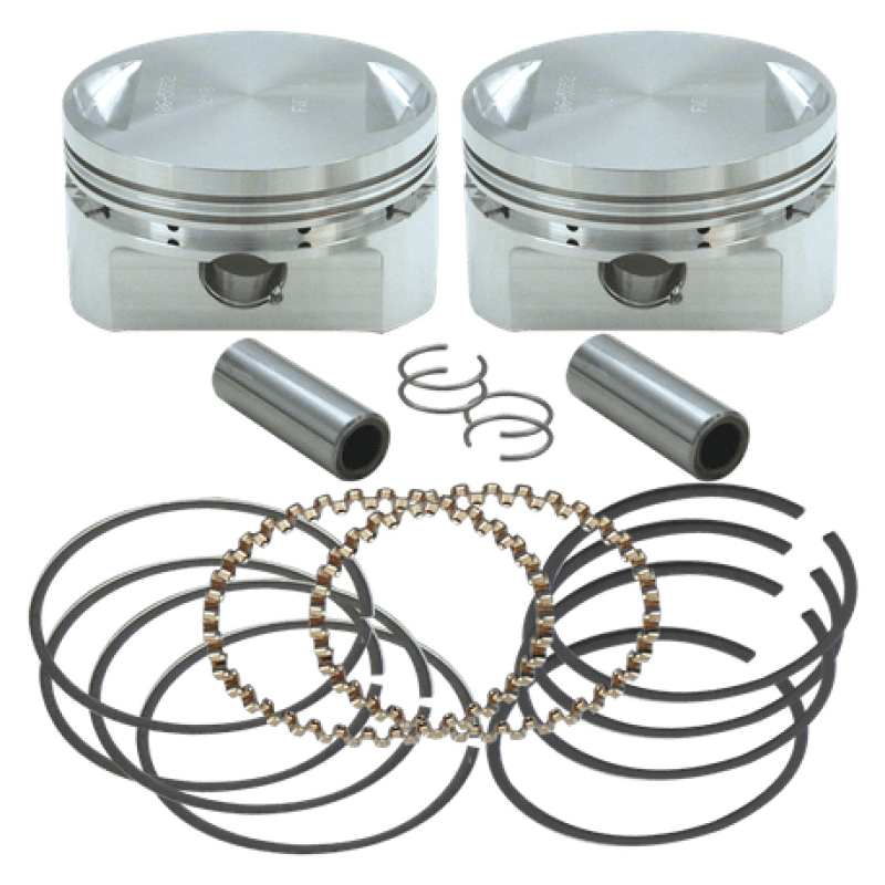 S&S Cycle — S&S Cycle 84-99 BT 3-1/2in .020in Bore Forged Stroker Piston Kit - view 2