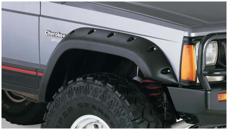 Bushwacker — Bushwacker 84-01 Jeep Cherokee Cutout Style Flares 2pc Fits 4-Door Sport Utility Only - Black
FF Jeep Cutout 2Pc - view 1