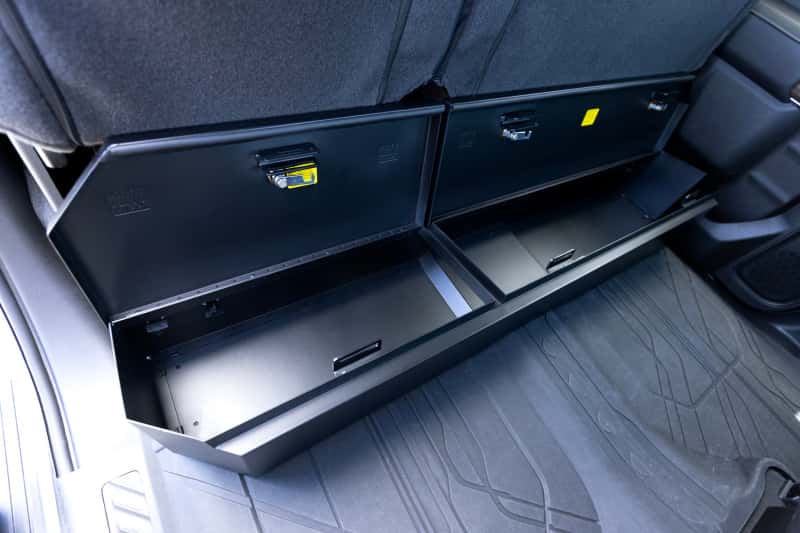 Tuffy Products — Tuffy 2019+ Chevrolet Silverado Underseat Lockbox w/ Keyed Lock
Lockbox - view 13