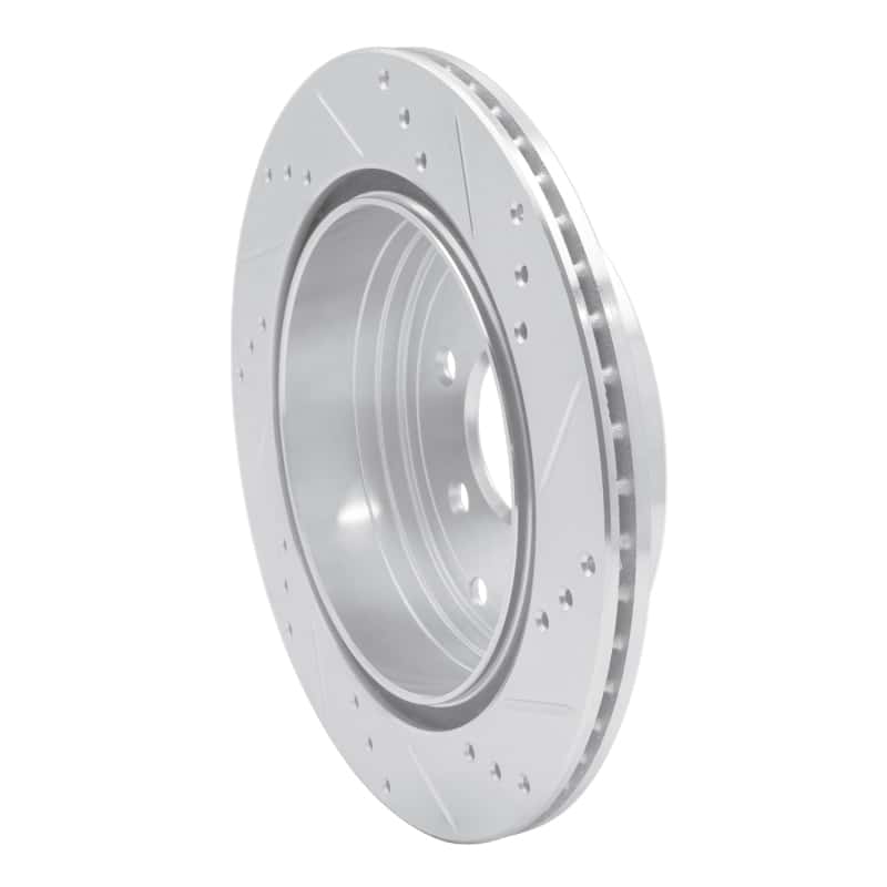 R1 Concepts — R1 05-12 Nissan Pathfinder Rear Left Drilled & Slotted Silver Brake Rotor
R1 Brake Rotor Drill - view 4